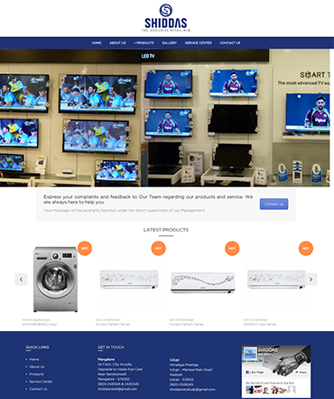 Ecommerce website development